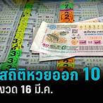 หวยออก16มีนาคม2565